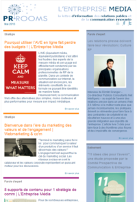Newsletter PR Rooms N°3